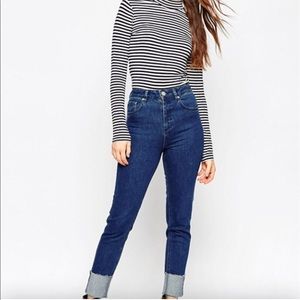 Mom Jeans with deep cuff